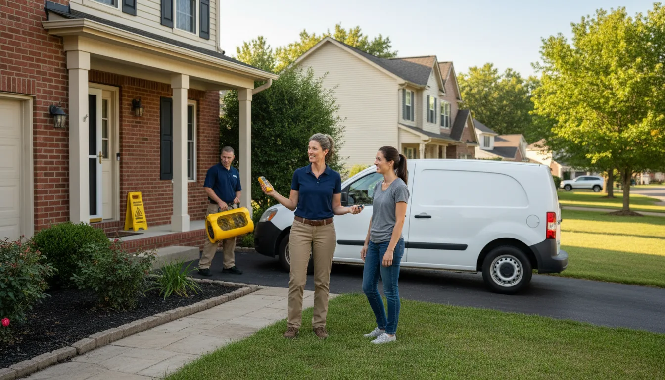 Residential water damage restoration in Heber, AZ